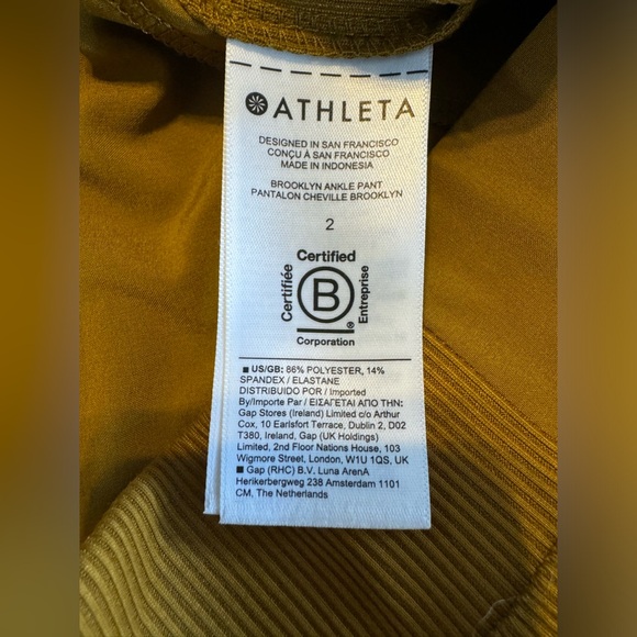 Athleta Brooklyn Mid Rise Ankle Pant- Size 2 - Picture 6 of 7